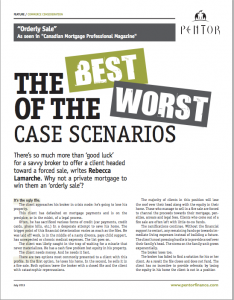 The Best of the Worst Case Scenarios - English Version